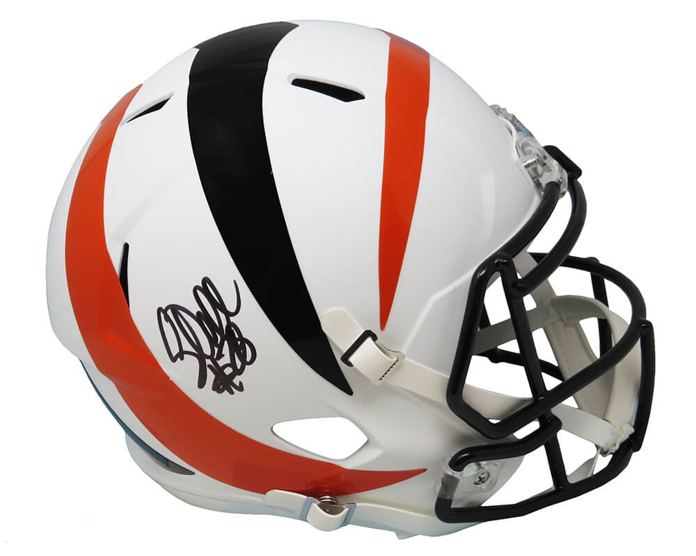 Corey Dillon Signed Cincinnati Bengals AMP Alterante Series Riddell Full Size Speed Replica Helmet - DILREP301 - Corey Dillon Signed Cincinnati Bengals AMP Alterante Series Riddell Full Size Speed Replica Helmet product image