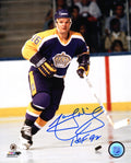 Marcel Dionne Signed Los Angeles King Action 8x10 Photo w/HOF'92 - DIO08P401 - Marcel Dionne Signed Los Angeles King Action 8x10 Photo w/HOF'92 product image