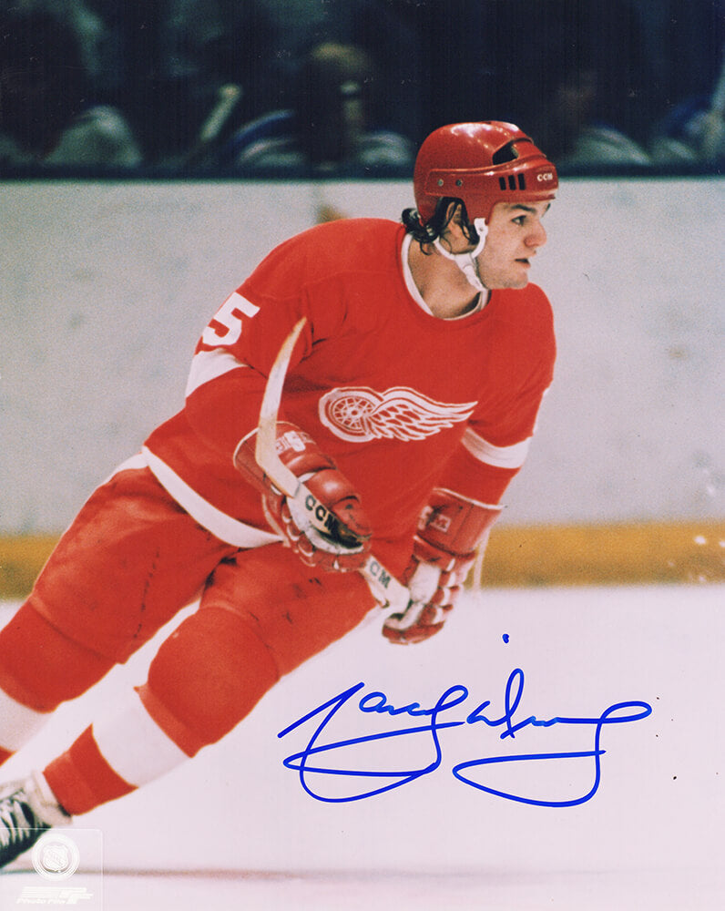 Marcel Dionne Signed Detroit Red Wings Action 8x10 Photo - DIO08P403 - Marcel Dionne Signed Detroit Red Wings Action 8x10 Photo product image