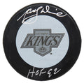 Marcel Dionne Signed Los Angeles Kings 1980's Style Logo Hockey Puck w/HOF'92 - DIOPUC404 - Marcel Dionne Signed Los Angeles Kings 1980's Style Logo Hockey Puck w/HOF'92 product image
