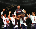 Mike Ditka Signed Chicago Bears Super Bowl XX Carried Off Field Spotlight 8x10 Photo - DIT08P314 - Mike Ditka Signed Chicago Bears Super Bowl XX Carried Off Field Spotlight 8x10 Photo product image