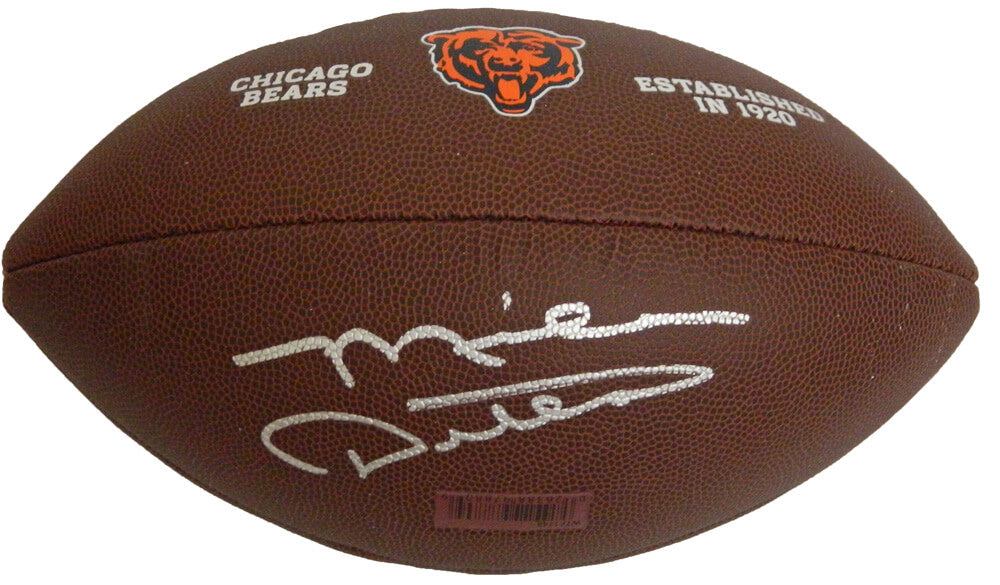 Mike Ditka Signed Chicago Bears Full Size Logo Wilson Football - DITFTB306 - Mike Ditka Signed Chicago Bears Full Size Logo Wilson Football product image