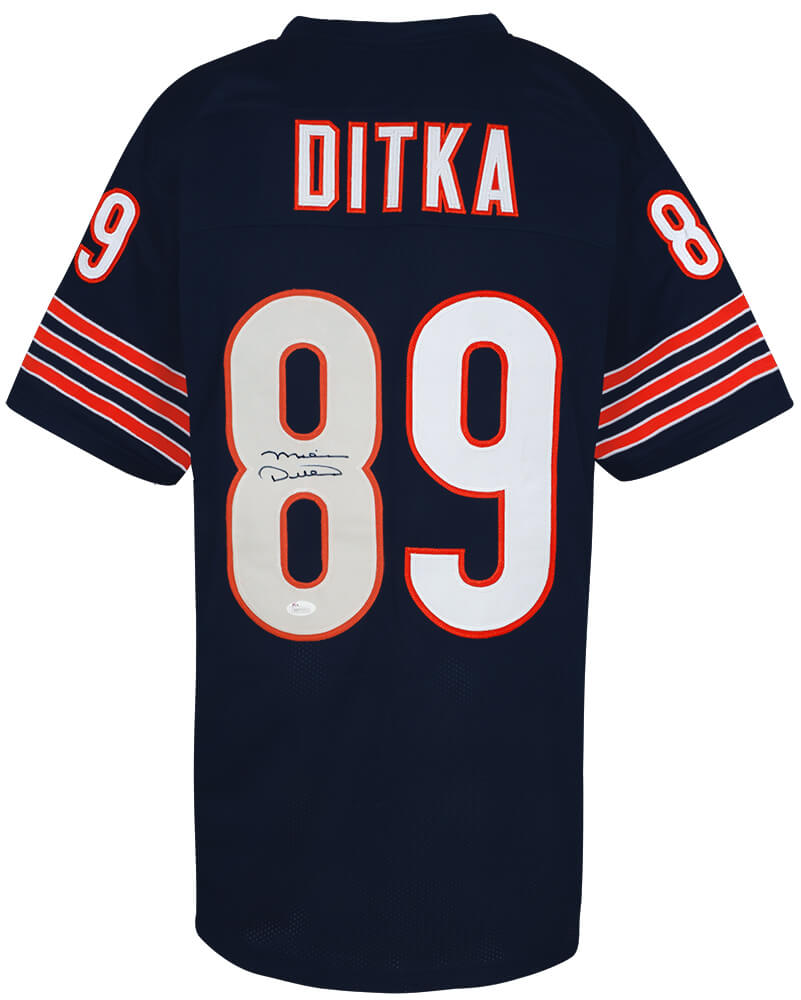 Mike Ditka Signed Navy Custom Football Jersey - (JSA) - DITJRY308 - Mike Ditka Signed Navy Custom Football Jersey - (JSA) product image
