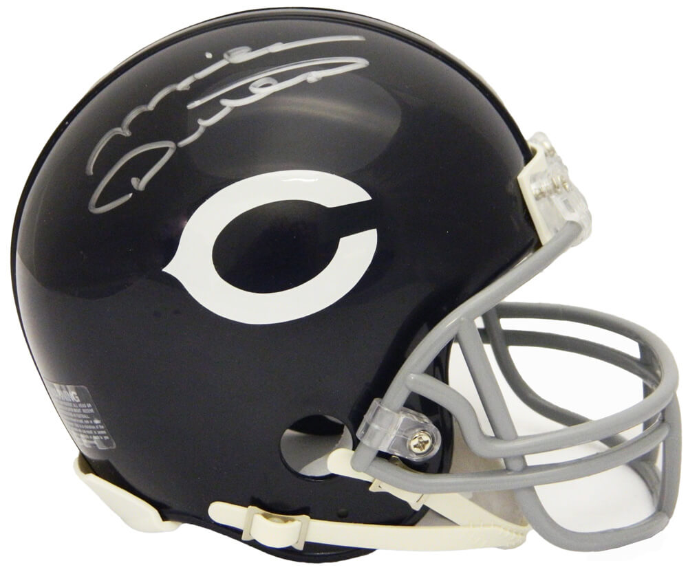 Mike Ditka Signed Bears Throwback Mini Helmet - DITMIN301 - Mike Ditka Signed Bears Throwback Mini Helmet product image