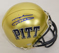 Mike Ditka Signed Pittsburgh Panthers T/B Riddell Replica Mini Helmet - DITMIN305 - Mike Ditka Signed Pittsburgh Panthers T/B Riddell Replica Mini Helmet product image