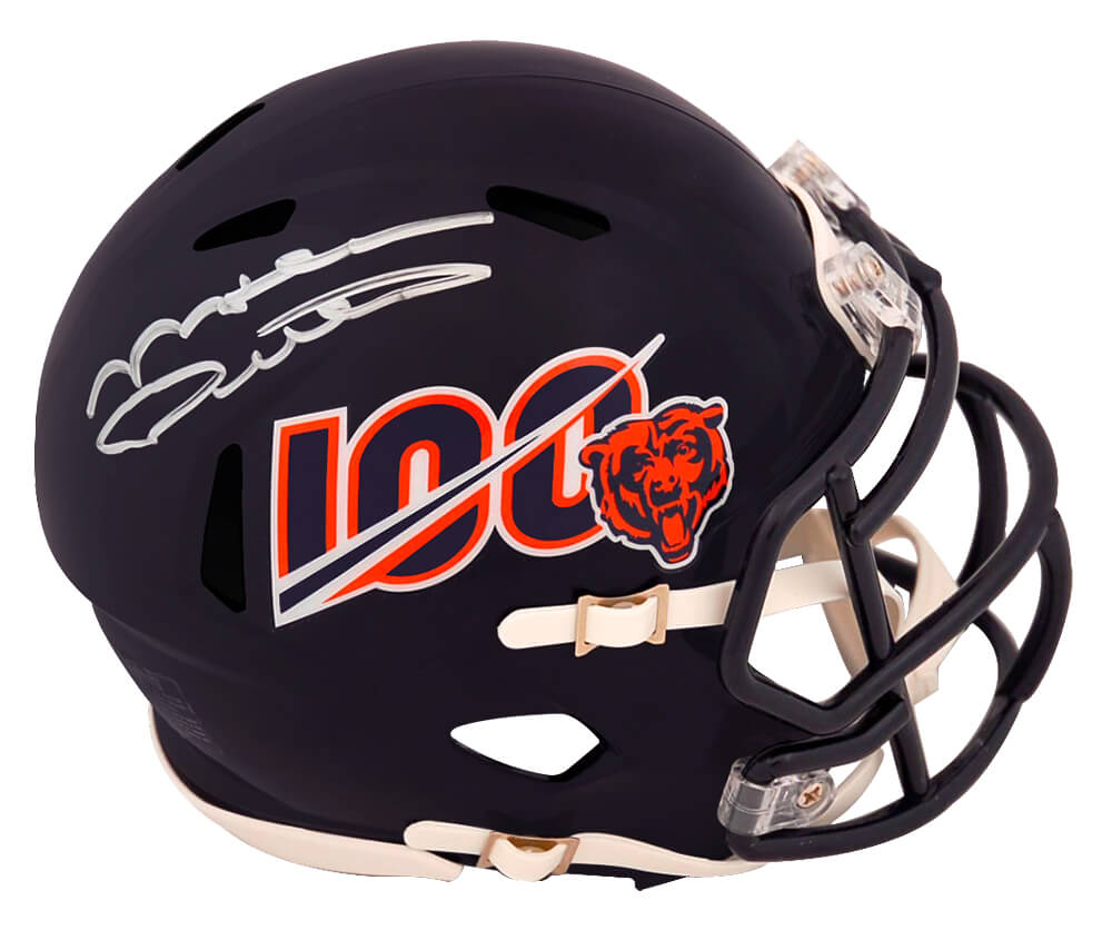 Mike Ditka Signed Chicago Bears 100th Season Logo Riddell Speed Mini Helmet - (PSA) - DITMIN318 - Mike Ditka Signed Chicago Bears 100th Season Logo Riddell Speed Mini Helmet - (PSA) product image