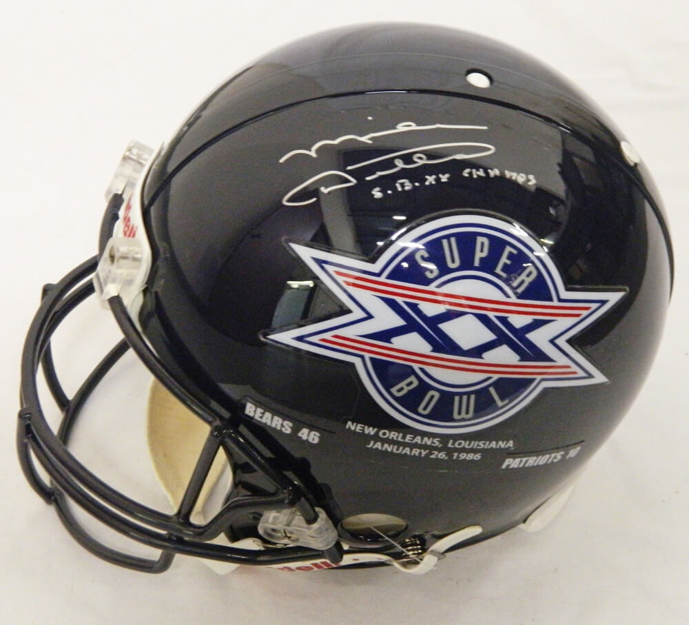 Mike Ditka Signed Bears / SB XX Champs Logo Proline Helmet w/SB XX Champs - DITPRO301 - Mike Ditka Signed Bears / SB XX Champs Logo Proline Helmet w/SB XX Champs product image