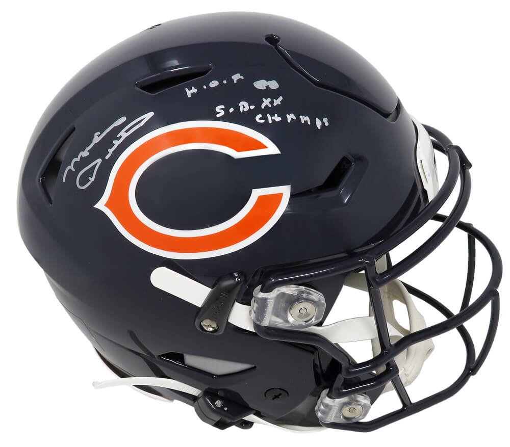 Mike Ditka Signed Chicago Bears SpeedFlex Authentic Football Helmet w/HOF'88 & SB XX Champs - DITPRO304 - Mike Ditka Signed Chicago Bears SpeedFlex Authentic Football Helmet w/HOF'88 & SB XX Champs product image