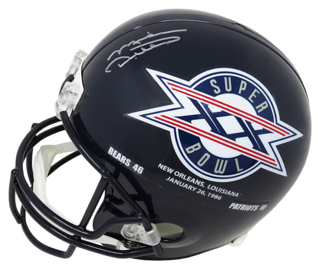 Mike Ditka Signed Bears / SB XX Champs Logo Riddell F/S Replica Helmet - DITREP303 - Mike Ditka Signed Bears / SB XX Champs Logo Riddell F/S Replica Helmet product image