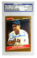 Bobby Doerr Signed Boston Red Sox 1986 Donruss Trading Card #32 - (PSA Encapsulated) - DOECAR101 - Bobby Doerr Signed Boston Red Sox 1986 Donruss Trading Card #32 - (PSA Encapsulated) product image