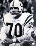 Art Donovan Signed Colts B&W Close Up 16x20 Photo - DON16P300TW - Art Donovan Signed Colts B&W Close Up 16x20 Photo product image
