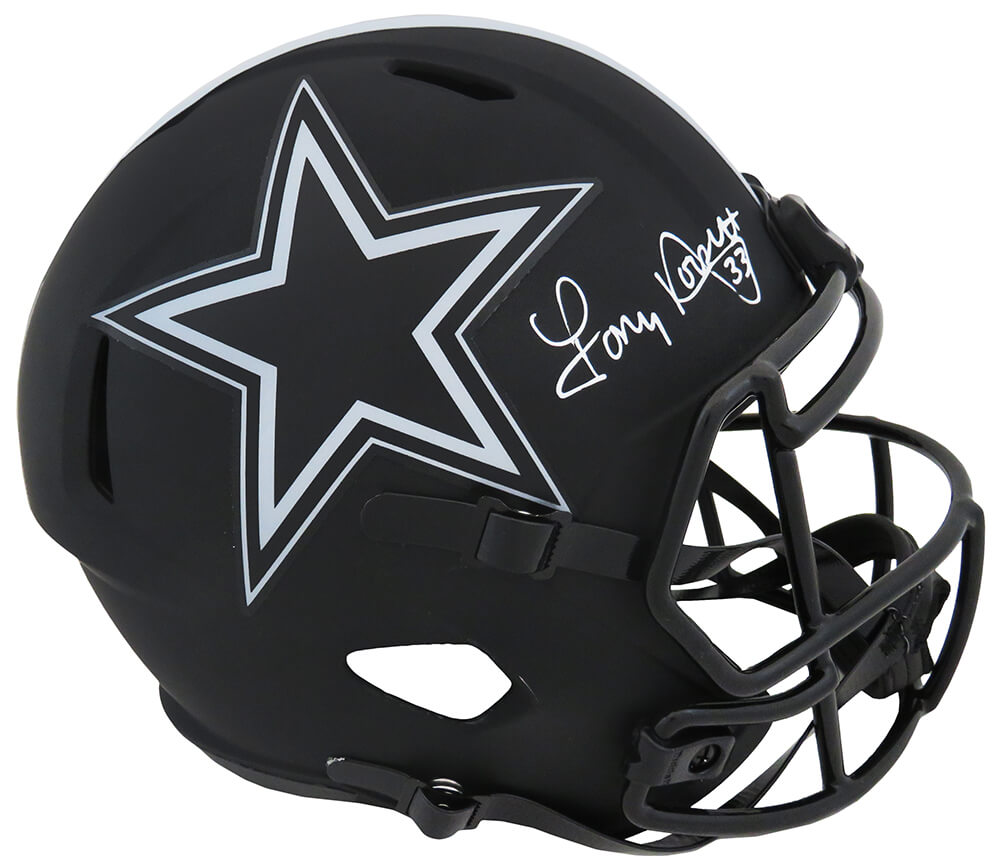 Tony Dorsett Signed Dallas Cowboys ECLIPSE Riddell Full Size Speed Replica Helmet - DORREP301 - Tony Dorsett Signed Dallas Cowboys ECLIPSE Riddell Full Size Speed Replica Helmet product image