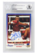 James Buster Douglas Signed 1991 Kayo Boxing Trading Card #31 - (Beckett Encapsulated) - DOUCAR501 - James Buster Douglas Signed 1991 Kayo Boxing Trading Card #31 - (Beckett Encapsulated) product image
