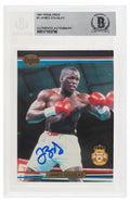 James Buster Douglas Signed 1991 Ringlords Boxing Card #3 - (Beckett Encapsulated) - DOUCAR507 - James Buster Douglas Signed 1991 Ringlords Boxing Card #3 - (Beckett Encapsulated) product image