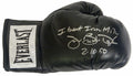 James Buster Douglas Signed Everlast Black Boxing Glove w/I Beat Iron Mike 2/10/90 - DOUGLV504 - James Buster Douglas Signed Everlast Black Boxing Glove w/I Beat Iron Mike 2/10/90 product image
