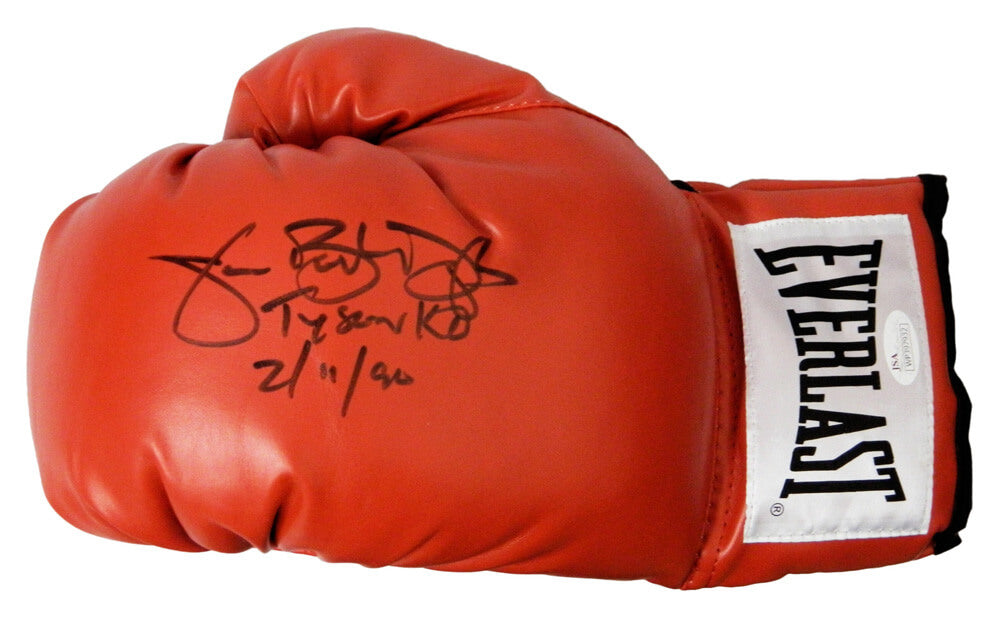 James Buster Douglas Signed Everlast Red Boxing Glove w/Tyson KO 2-11-90 - DOUGLV505 - James Buster Douglas Signed Everlast Red Boxing Glove w/Tyson KO 2-11-90 product image