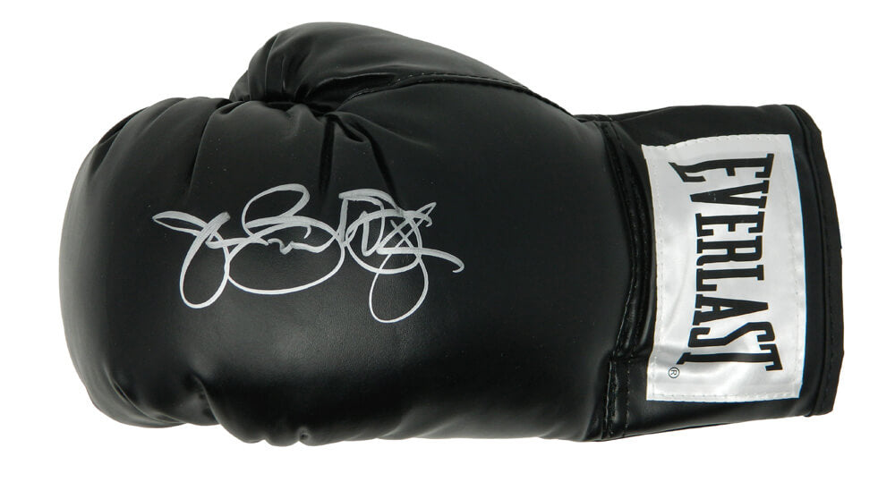 James Buster Douglas Signed Everlast Black Boxing Glove - DOUGLV506 - James Buster Douglas Signed Everlast Black Boxing Glove product image