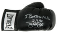 James Buster Douglas Signed Everlast Black Boxing Glove w/I Beat Iron Mike 2/11/90 - DOUGLV507 - James Buster Douglas Signed Everlast Black Boxing Glove w/I Beat Iron Mike 2/11/90 product image