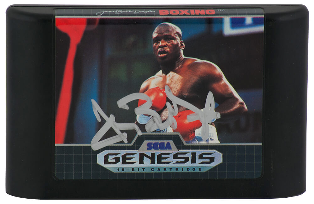 James Buster Douglas Signed Sega Genesis James Buster Douglas Knockout Boxing Video Game Cartridge - DOUOTH500 - James Buster Douglas Signed Sega Genesis James Buster Douglas Knockout Boxing Video Game Cartridge product image