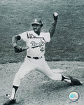 Al Downing Signed Dodgers Pitching B&W 8x10 Photo - DOW08P102 - Al Downing Signed Dodgers Pitching B&W 8x10 Photo product image