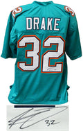 Kenyan Drake Signed Teal Custom Football Jersey - DRAJRY300 - Kenyan Drake Signed Teal Custom Football Jersey product image