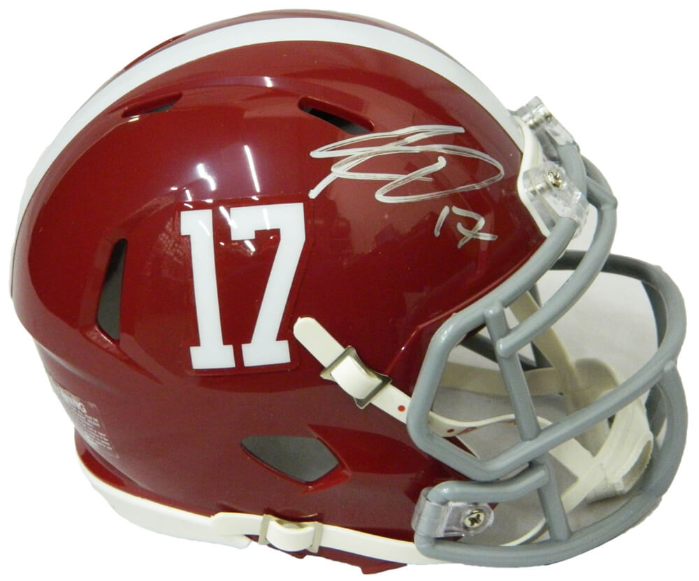 Kenyan Drake Signed Alabama Crimson Tide Riddell Speed Mini Helmet - DRAMIN301 - Kenyan Drake Signed Alabama Crimson Tide Riddell Speed Mini Helmet product image