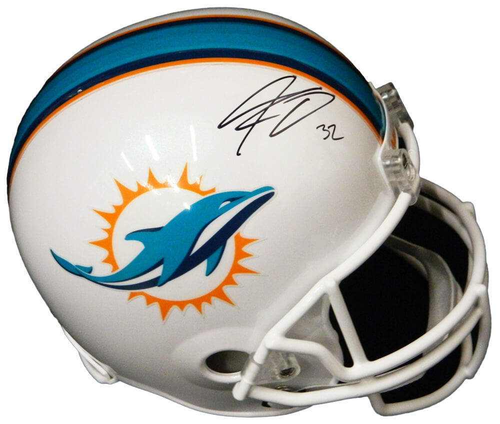 Kenyan Drake Signed Miami Dolphins Riddell Full-Size Replica Helmet - DRAREP300 - Kenyan Drake Signed Miami Dolphins Riddell Full-Size Replica Helmet product image