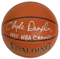 Clyde Drexler Signed Spalding NBA Indoor/Outdoor Basketball w/1995 NBA Champs - DREBSK209 - Clyde Drexler Signed Spalding NBA Indoor/Outdoor Basketball w/1995 NBA Champs product image