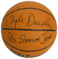 Clyde Drexler Signed Wilson NCAA I/O Basketball w/Phi Slamma Jama - DREBSK211 - Clyde Drexler Signed Wilson NCAA I/O Basketball w/Phi Slamma Jama product image