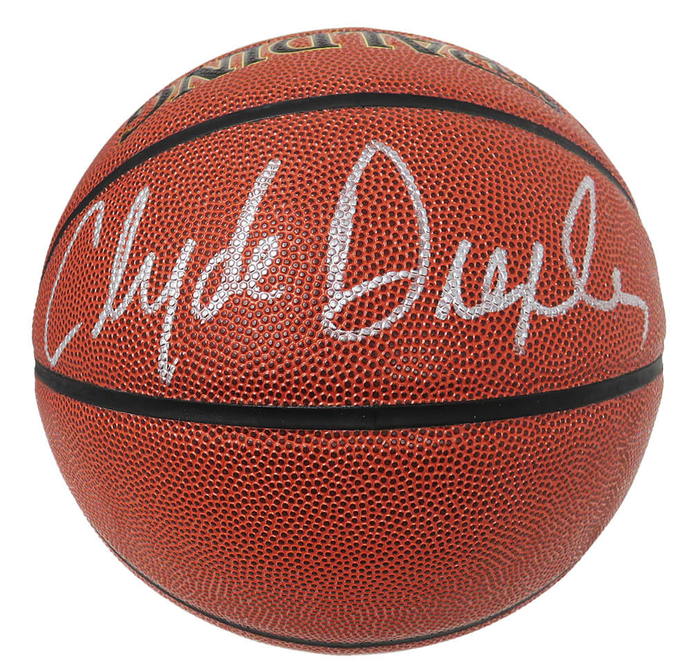 Clyde Drexler Signed Spalding NBA I/O Basketball - DREBSK212 - Clyde Drexler Signed Spalding NBA I/O Basketball product image