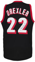 Clyde Drexler Signed Black 'The Glide' Throwback Custom Basketball Jersey - (JSA COA) - DREJRY206 - Clyde Drexler Signed Black 'The Glide' Throwback Custom Basketball Jersey - (JSA COA) product image