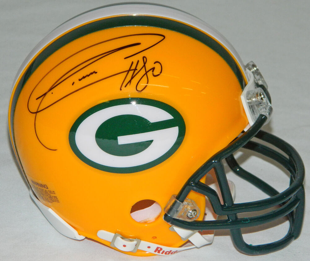 Donald Driver Signed Packers Riddell Mini Helmet - DRIMIN300 - Donald Driver Signed Packers Riddell Mini Helmet product image
