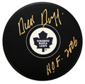 Dick Duff Signed Maple Leafs Logo Hockey Puck w/HOF 2006 - DUFPUC400 - Dick Duff Signed Maple Leafs Logo Hockey Puck w/HOF 2006 product image