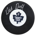 Dick Duff Signed Toronto Maple Leafs Logo Hockey Puck - DUFPUC405 - Dick Duff Signed Toronto Maple Leafs Logo Hockey Puck product image