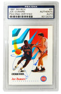 Joe Dumars Signed Detroit Pistons 1991 Skybox Trading Card #81 - (PSA Encapsulated) - DUMCAR202 - Joe Dumars Signed Detroit Pistons 1991 Skybox Trading Card #81 - (PSA Encapsulated) product image