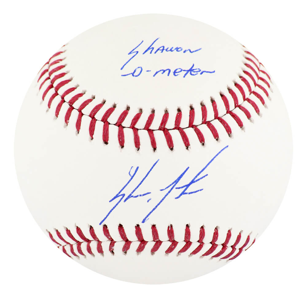 Shawon Dunston Signed Rawlings Official MLB Baseball w/Shawon-O-Meter - DUNBSB101 - Shawon Dunston Signed Rawlings Official MLB Baseball w/Shawon-O-Meter product image