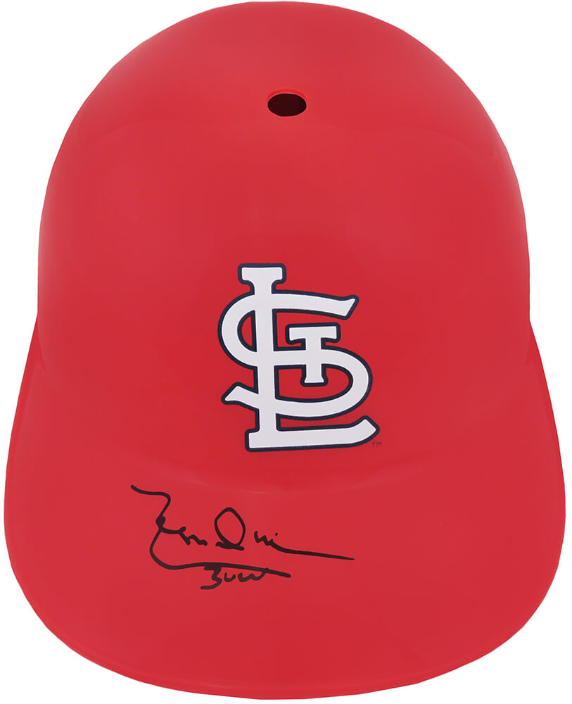 Leon Durham Signed St Louis Cardinals Souvenir Replica Batting Helmet w/Bull - DURBTH101 - Leon Durham Signed St Louis Cardinals Souvenir Replica Batting Helmet w/Bull product image