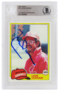 Leon Durham Signed St Louis Cardinals 1981 Topps Rookie Baseball Trading Card #321 - (Beckett Encapsulated) - DURCAR111 - Leon Durham Signed St Louis Cardinals 1981 Topps Rookie Baseball Trading Card #321 - (Beckett Encapsulated) product image