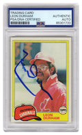 Leon Durham Signed Cardinals 1981 Topps Rookie Baseball Card #321 - (PSA Encapsulated) - DURCAR113 - Leon Durham Signed Cardinals 1981 Topps Rookie Baseball Card #321 - (PSA Encapsulated) product image