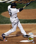 Jermaine Dye Signed White Sox 2005 World Series Swinging Action 8x10 Photo - DYE08P101 - Jermaine Dye Signed White Sox 2005 World Series Swinging Action 8x10 Photo product image