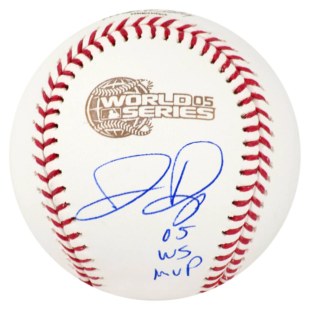 Jermaine Dye Signed 2005 World Series Baseball w/05 WS MVP - DYEBSB105 - Jermaine Dye Signed 2005 World Series Baseball w/05 WS MVP product image