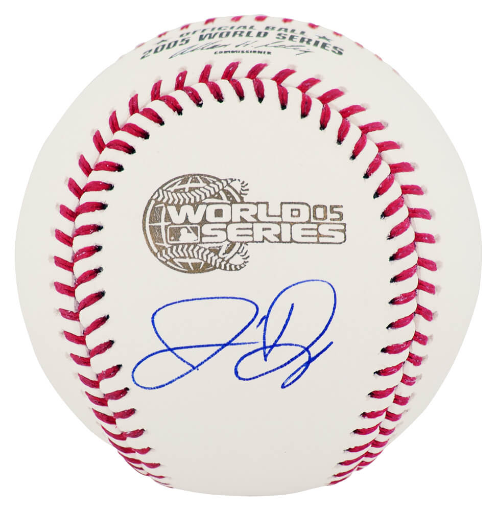 Jermaine Dye Signed Rawlings 2005 World Series Logo Baseball - DYEBSB107 - Jermaine Dye Signed Rawlings 2005 World Series Logo Baseball product image