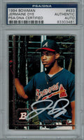 Jermaine Dye Signed Braves 1994 Bowman Rookie Card #433 PSA/DNA - DYECAR100 - Jermaine Dye Signed Braves 1994 Bowman Rookie Card #433 PSA/DNA product image