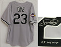 Jermaine Dye Signed White Sox Majestic Grey Jersey w/WS Patch and '05 WS MVP - DYEJRY100 - Jermaine Dye Signed White Sox Majestic Grey Jersey w/WS Patch and '05 WS MVP product image