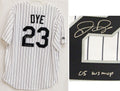 Jermaine Dye Signed White Sox Majestic Home Jersey w/05 WS MVP - DYEJRY101 - Jermaine Dye Signed White Sox Majestic Home Jersey w/05 WS MVP product image
