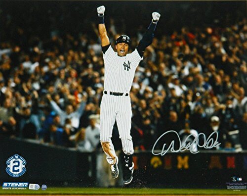 Derek Jeter Signed New York Yankees Last Game At-Bat Walk Off Celebration 16x20 Photo - JET16P100 - Derek Jeter Signed New York Yankees Last Game At-Bat Walk Off Celebration 16x20 Photo product image