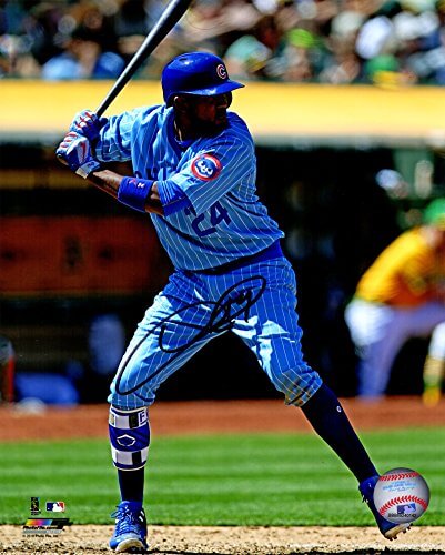 Dexter Fowler Signed Chicago Cubs Throwback Uniform Batting Action 8x10 Photo - FOW08P102 - Dexter Fowler Signed Chicago Cubs Throwback Uniform Batting Action 8x10 Photo product image