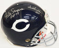 Dick Butkus & Gale Sayers Dual-Signed Autographed Bears Throwback Riddell Authentic Pro Helmet w/HOF Years - BUTPRO300 - Dick Butkus & Gale Sayers Dual-Signed Autographed Bears Throwback Riddell Authentic Pro Helmet w/HOF Years product image
