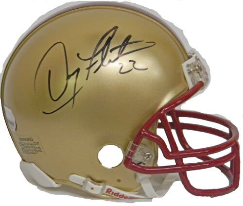 Doug Flutie Signed Autographed Boston College Riddell Replica Mini Helmet - FLUMIN300 - Doug Flutie Signed Autographed Boston College Riddell Replica Mini Helmet product image