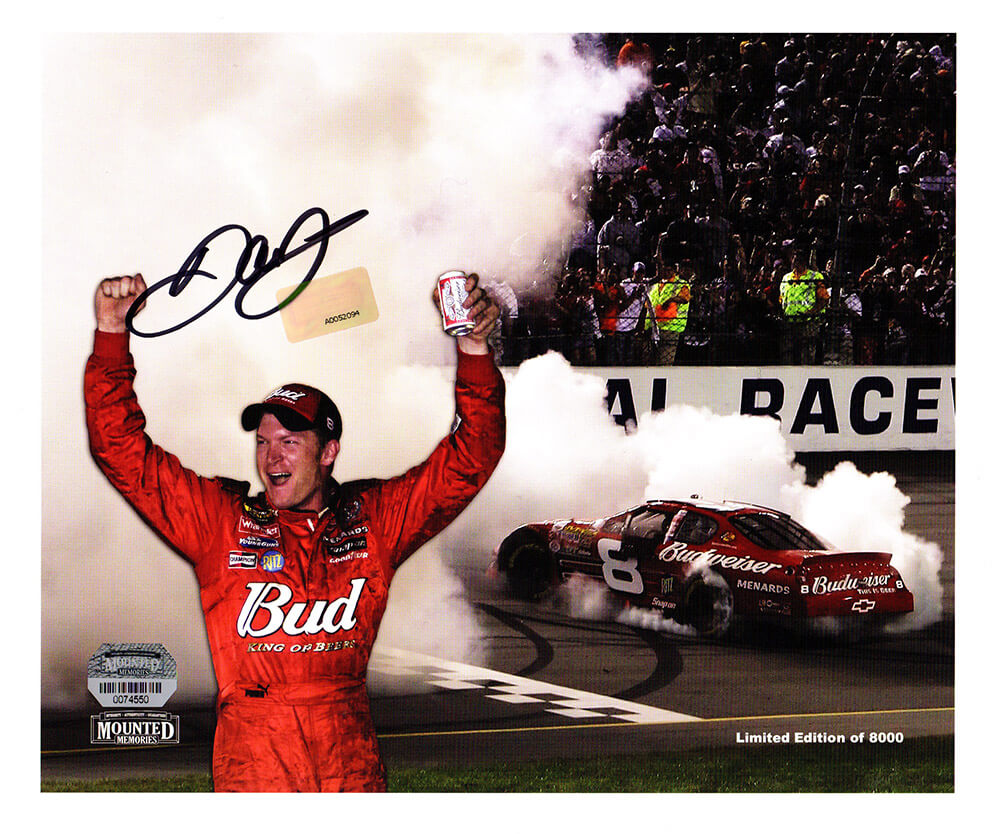 Dale Earnhardt Jr Signed Nascar Racing 8x10.5 Photo - EAR08P500 - Dale Earnhardt Jr Signed Nascar Racing 8x10.5 Photo product image
